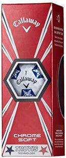 Callaway Golf Chrome Soft Truvis Golf Balls, (One Dozen)