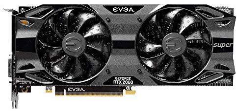 EVGA GeForce RTX 2060 Super XC Ultra, Overclocked, 2.75 Slot Extreme Cool Dual, 65C Gaming, RGB, Metal Backplate, 8GB GDDR6, 08G-P4-3163-KR