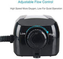 Uniclife Aquarium Air Pump Dual Outlet with Accessories for Up to 100 Gallon Tank