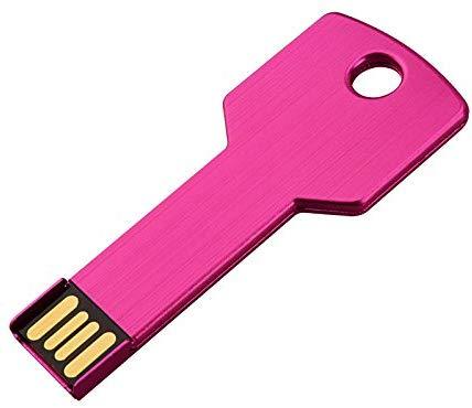 JUANWE USB Flash Drives 5 Pack 16GB USB 2.0 Metal Thumb Drives Jump Drive Memory Stick Key Shape for Students,Office,Company