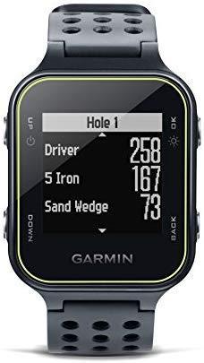 Garmin Approach S20, GPS Golf Watch with Step Tracking, Preloaded Courses, Black