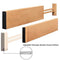 TILEMALL Bamboo Kitchen Drawer Dividers Drawer Organizers Expandable Drawer Dividers Wood Desk Drawer Organizers, Tray Organizer for Kitchen, Baby Drawer, Bathroom, Bedroom, Office or Dresser