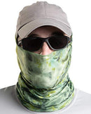 Aqua Design Fishing Hunting Masks Neck Gaiters for Men and Youth: UPF 50+ Sun Mask Protection: Camo Half Face Cover Balaclava Bandana