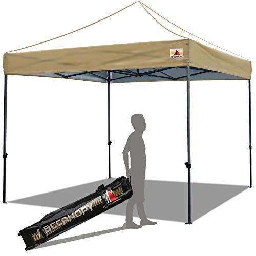 "ABCCANOPY Pop up Canopy Tent Commercial Instant Shelter with Wheeled Carry Bag, 10x10 FT Navy Blue "