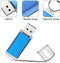 RAOYI 10Pack 2G 2GB USB Flash Drive USB 2.0 Memory Stick Thumb Drive Pen Drive Blue