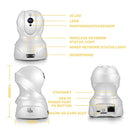 Wireless IP Camera,Indoor Security Camera Surveillance System with Night Vision for Pet Monitor ,Baby Monitor Nanny Camera