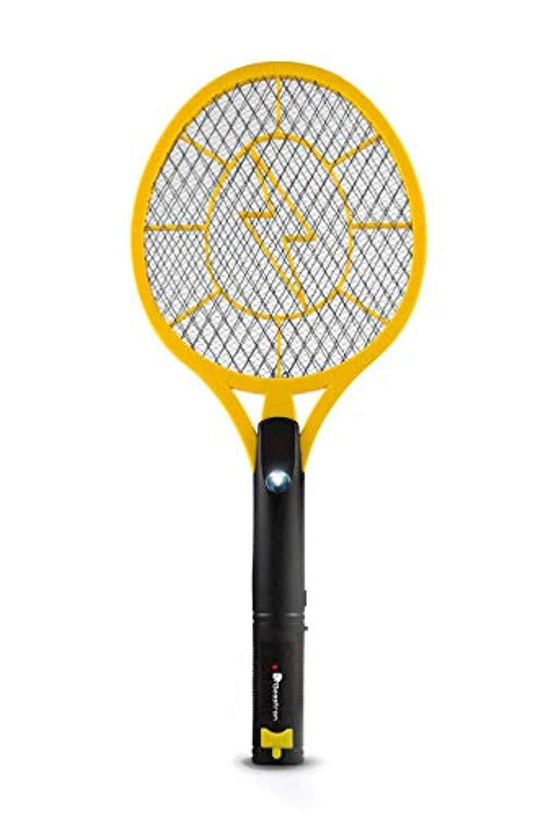 Beastron Bug Zapper Racket, Electric Fly Killer with USB Rechargeable, Bright Led Light and Unique 3-Layer Safety Mesh Safe to Touch for Indoor and Outdoor Pest Control