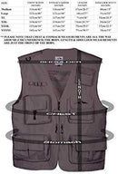 Autumn Ridge Traders Fly Fishing Photography Climbing Vest with 16 Pockets Made with Lightweight Mesh Fabric for Travelers, Sports, Hiking, Bird Watching, River Guide Adventures and Hunting.