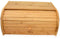 Natural Bamboo Roll Top Bread Box Kitchen Food Storage - (Assembly Required)