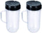 2 Bullet On The Go Mugs for Magic Bullet with Flip Top Travel Lids