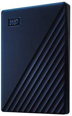 WD 4TB My Passport for Mac Portable External Hard Drive - Blue, USB-C/USB-A - WDBA2F0040BBL-WESN