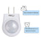 iTimo Led Night Light Plug in Lamp with Dusk to Dawn Sensor For Nursery Soother Hallway Bathroom Restroom Bedroom Bedside, 0.7w, Daytime White, Pack of 4
