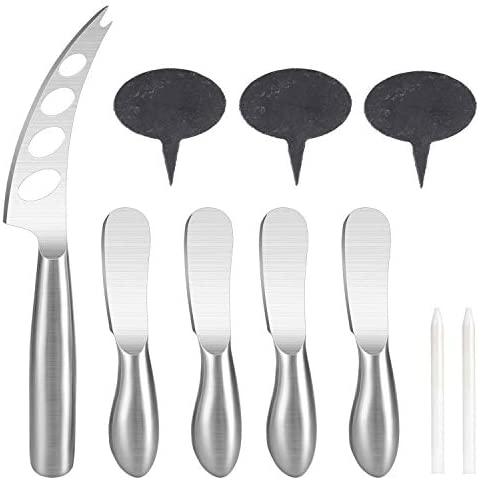 Home Perspective Premium 6-Piece Cheese Knife Set - Complete Stainless Steel Cheese Knives Gift Knives Sets Collection, Suit for the Wedding, Lover, Elders, Children and Friends