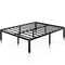 Zinus Van 16 Inch Metal Platform Bed Frame with Steel Slat Support / Mattress Foundation, King