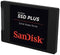SanDisk SSD PLUS 1TB Internal SSD - SATA III 6 Gb/s, 2.5"/7mm, Up to 535 MB/s - SDSSDA-1T00-G26