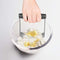 Biscuit Cutter, Dough Blender, iNeibo Pastry Scraper with Egg Separator, Heavy Duty & Durable Baking Dough Tools