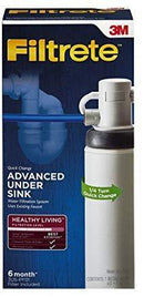 Filtrete Maximum Under Sink Water Filtration System, Easy to Install, Reduces 99% Lead + Much More (3US-MAX-S01)