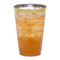 DRINKET Gold Plastic Cups 14 oz Clear Plastic Cups / Tumblers Fancy Plastic Wedding Cups With Gold Rim 50 Ct Disposable For Party Holiday and Occasions SUPER VALUE PACK