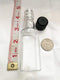 Mini SQUARE Plastic Alcohol 50ml Liquor Bottle Shots + Caps (12)