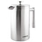 LINKYO French Press Coffee Maker - Brushed Finish Stainless Steel Coffee Press 34oz, 1L
