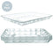 Plastic Serving Trays – Serving Platters | 12 Pack, 9"X13" | Rectangular Disposable Party Platters and Trays | Clear Disposable Serving Trays for Parties | Party Serving Trays and Platters