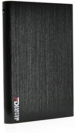 Fantom Drives 2TB Portable SSHD (Solid State Hybrid Drive) - USB 3.1 Gen 2 Type-C 10Gb/s - Black