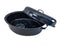 Granite Ware F0559-2 Large Covered Oval Roasting Pan, 18”, Blue