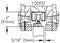 100PD Commercial Grade Pocket/Sliding Door Hardware (60")