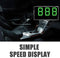 Digital Universal GPS HUD Speedometer Display GPS Head Up Dispaly Speedometer Car Truck Odometer with Over Speed Warning/Car Clock / 5.4in Large Screen KingNeed C90