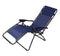 XtremepowerUS Zero Gravity Adjustable Reclining Chair Pool Patio Outdoor Lounge Chairs w/ Cup Holder - Set of Pair (Navy)