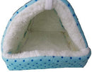 WOWOWMEOW Hamsters Polka Dot Warm Fleece Cave Bed Small Animals Hanging Cage Hideout