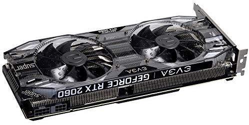 EVGA GeForce RTX 2060 Super XC Ultra, Overclocked, 2.75 Slot Extreme Cool Dual, 65C Gaming, RGB, Metal Backplate, 8GB GDDR6, 08G-P4-3163-KR