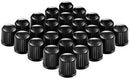 Valve-Loc Tire Valve Caps (25-Pack) Black, Universal Stem Covers for Cars, SUVs, Bike and Bicycle, Trucks, Motorcycles | Heavy-Duty, Airtight Seal | Screw-On, Easy-Grip Use (Black)