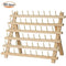 SAND MINE Wooden Thread Rack Sewing and Embroidery Thread Holder (60 Spool)