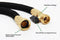 50ft Expandable Hose - NEW Heavy Duty Expandable Garden Hose - Triple Latex Core, 3/4 Brass Connectors, Extra Strength Fabric, Expanding Garden Hose with 9 Function Spray Nozzle - 1 Year Warranty