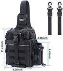Fyland Tactical Backpack Military EDC Bug Out Bag Molle Pack Outdoor Tackle Backpack Fishing Gear Storage Small Rucksack