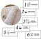 DOWNCOOL Memory Fiber Filling Body Pillow- Removable Zippered Bamboo Outer Pillow Cover- Breathable Hypoallergenic Bed Pillow for Long Side Sleeper- 20 x 54 inch