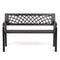 Patio Park Garden Bench Porch Path Chair Outdoor Deck Steel Frame New by FDW