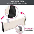 JONYJ Drawer Dividers/Organizer 4 Pack, Adjustable Separators 4" High Expandable from 11-17" for Bedroom, Bathroom, Closet, Office, Kitchen Storage, Strong Secure Hold, Foam Ends, Locks in Place