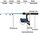 Kids Fishing Pole,Light and Portable Telescopic Fishing Rod and Reel Combos for Youth Fishing by PLUSINNO