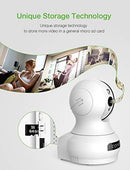 Wireless Security Camera,720P HD WiFi Baby Monitor, Pan/Tilt/Zoom IP Camera for Baby/Elder/Pet/Nanny Monitor Night Vision Motion Detection 2-Way Audio Cloud Service Available