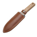 LuLuhome Garden Knife, Stainless Steel Digging Knife Weeding Trowel with Thick Leather Sheath