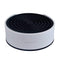 Coasters for Drinks Silicone Coaster with Holder - Set of 6 Round Absorbent Coaster - Large 4 inch Art Car Bar Tea Coffee Table Mug Beer Bottle Beverages for Wine Glass Black Rubber Cup Mat