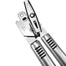 Pexio Professional Stainless Steel Manual Can Opener, 18/10 Food-Safe Stainless Steel, Comfortable to grip, Dishwasher Safe, Ergonomically designed handle.