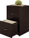 Ameriwood Home Core 2 Drawer File Cabinet, Espresso