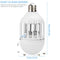Bug Zapper Light Bulb 2 in 1 Pest Repellent, Mosquito Killer Lamp, Fly Killer, Electronic Insect Light Trap for Home Indoor Outdoor Porch Patio Garden White