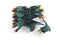 Sienna 100 Multi Colored Twinkle Christmas Lights on Green Wire, 20.6 Lighted Length, Indoor/Outdoor