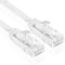 TNP Cat6 Flat Ethernet Network Cable - High Performance & Tangle Free with Premium UTP Twisted Pair RJ45 Snagless Connector Jack Computer LAN Internet Networking Patch Wire Cord Plug (1.5 Feet, White)
