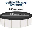 24' Round DELUXE PLUS Above Ground Swimming Pool Winter Cover 10 Year Limited Warranty by Buffalo Blizzard