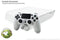 Playstation 4 Dust Cover by Foamy Lizard – LIMITED EDITION ARCTIC WHITE THE ORIGINAL MADE IN U.S.A. TexoShield (TM) premium soft lined LEATHERETTE PS4 dust guard w/back cable port (Horizontal, White)